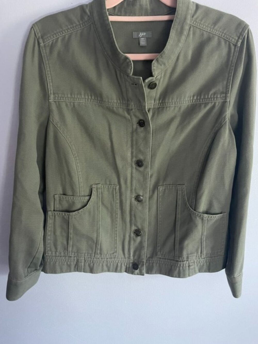 Women's Size M utility jacket, Army Green